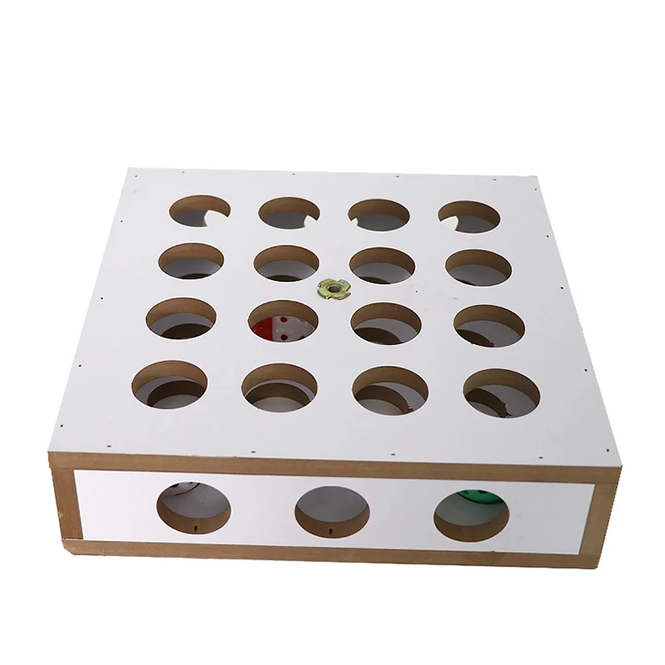 APAUALPET игрушка для домашних животных 12 отверстий кошачий диск царапина игрушка котенок учебная доска деревянный сизаль пост кошка мебель с маленькой мышкой игрушка