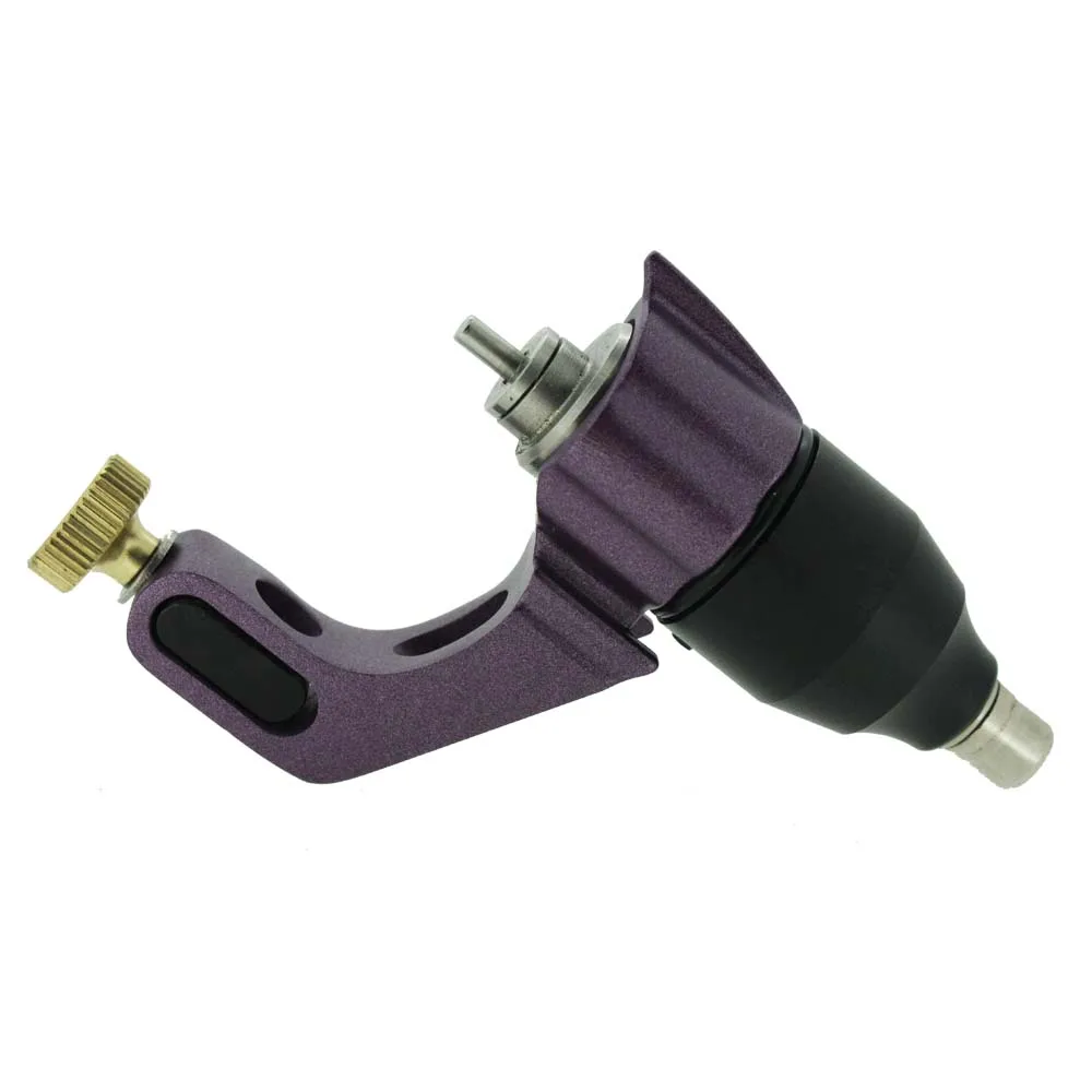 

1Pcs Purple Alloy Bow Rotary Tattoo Machine Tatoo Gun Permanent Makeup Machine maquina de tatuagem professional machine tattoo