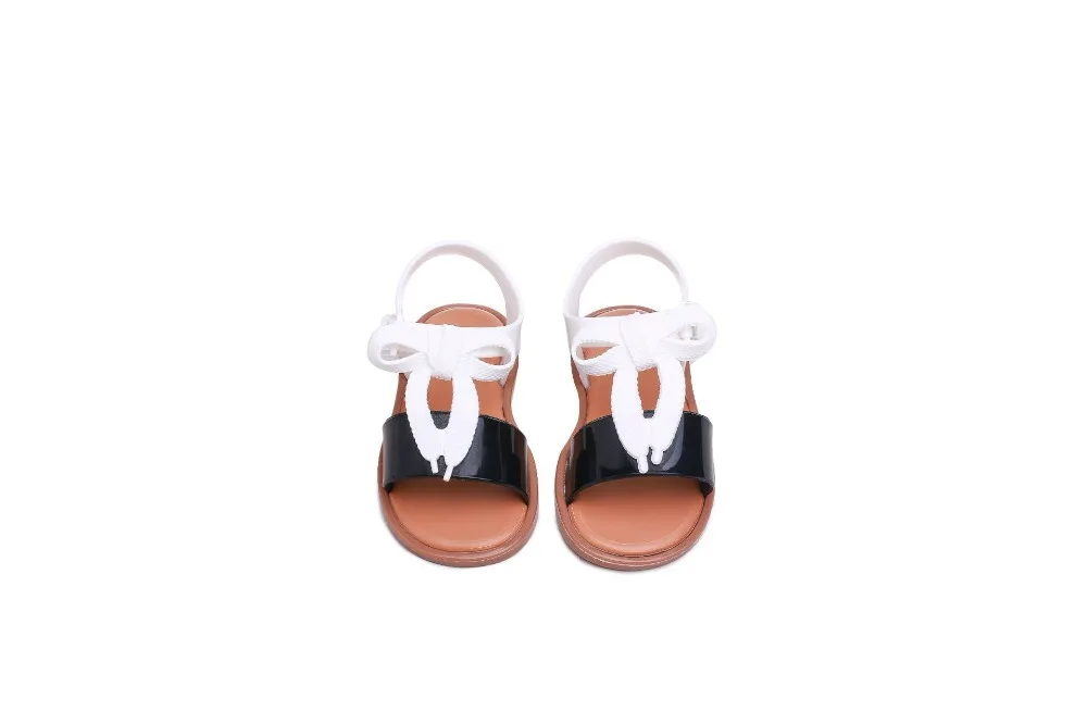 Mini Melissa Ultragirl Единорог новые оригинальные прозрачные сандалии для девочек детские сандалии детская пляжная обувь для малышей 14-18 см