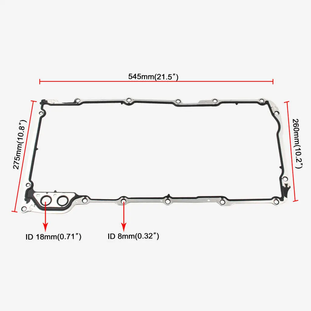 Прокладка масляного поддона forGM CHEVROLET PONTIAC 5,3 5,7 6,0 LS1 LS2 LS3 LM7 LQ4 12612350