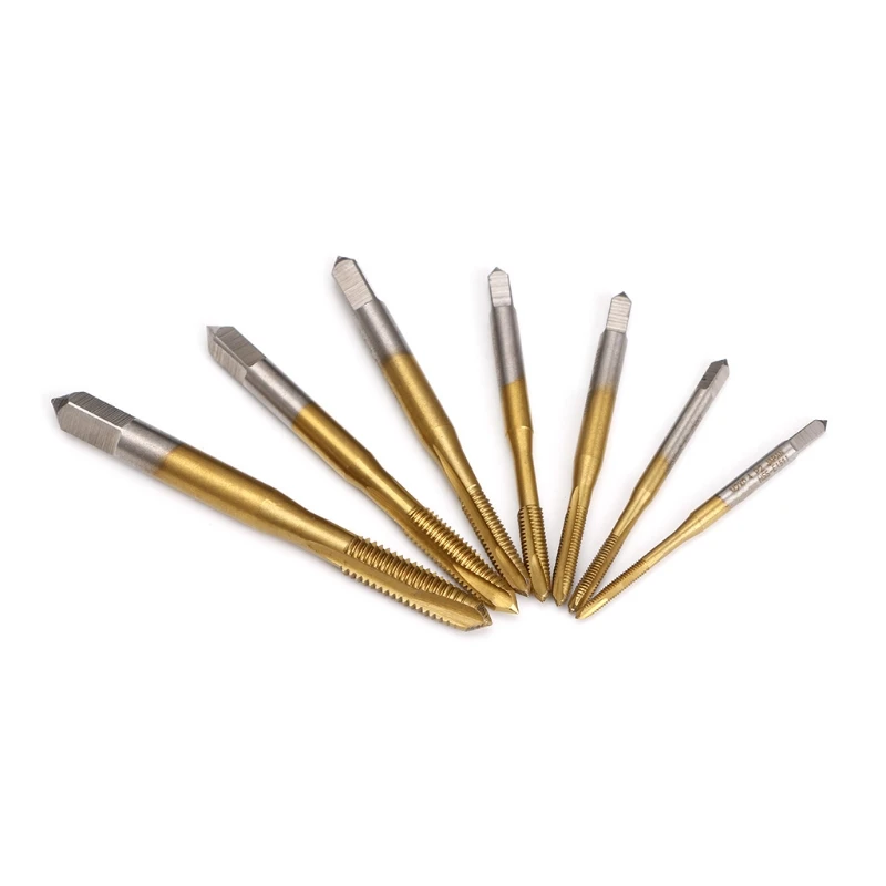 M2/M2.5/M3/M3.5/M4/M5/M6 HSS Метрическая прямая Резьбовая резьба резьбовой кран|Метчик с