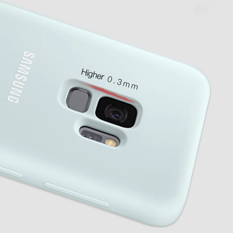 Силиконовый чехол для Samsung S9 S 9 Plus 100% оригинальная задняя крышка 360 роскошный