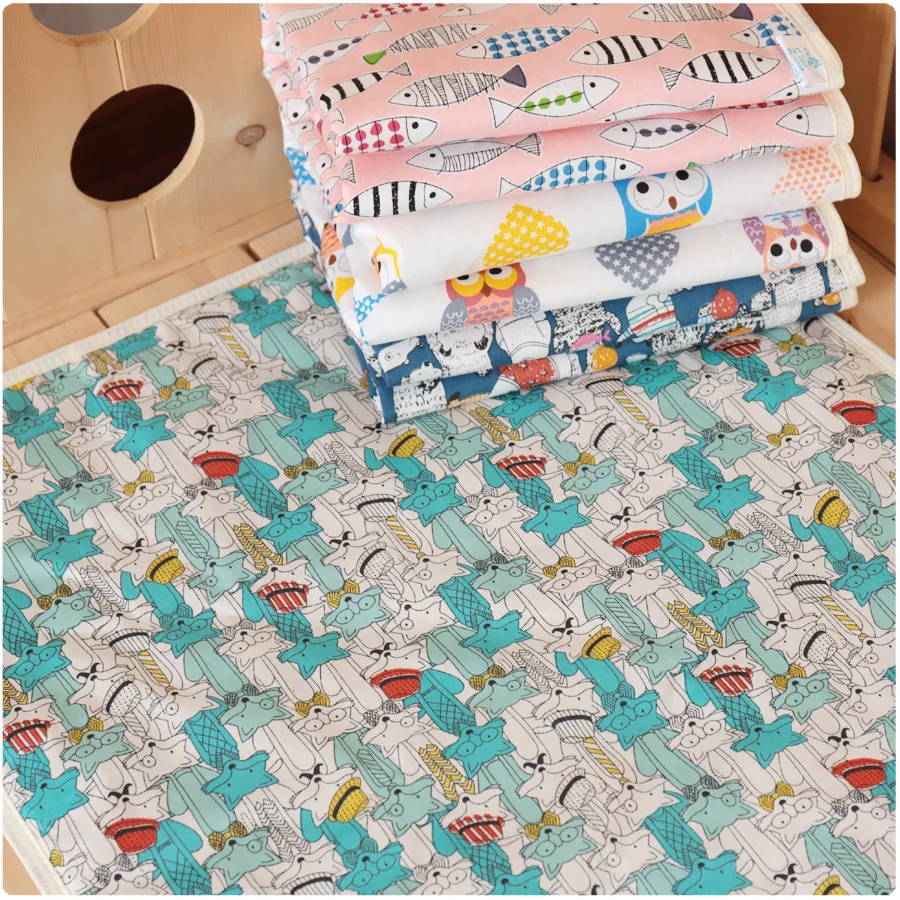 Murah 50*70 Cm Keranjang Bayi Kasur Tebal Berlapis Tahan Air Crib Kasur Bayi Gambar Kartun Kawaii Colchitas untuk Bebe Bayi Kursi