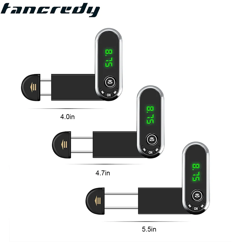 TANCREDY Автомобильный держатель для телефона Bluetooth Aux аудио громкой связи автомобильный комплект Aux Bluetooth Hands Free Aux музыкальный приемник Поддержка TF