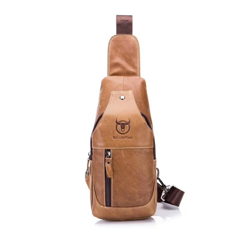 Brand Designer Fashion Male Shoulder Bag Genuine Leather Cross body Bags Small Chest Bag Men Casual messenger bag pack for ipad brand genuine leather casual small cross body shoulder bag men s messenger bags male cowhide handle pack handbaf for ipad mini