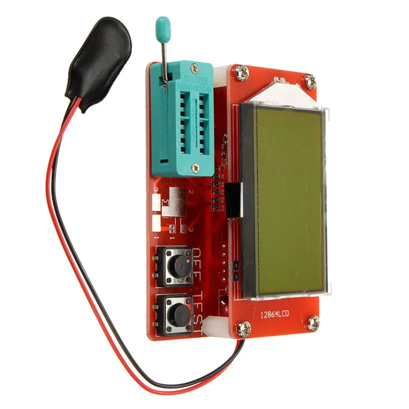 

DIY KITS Set Transisto Tester Resistor transistor Capacitance ESR Meter Resistance Inductance Measuring NPN PNP Inductanc