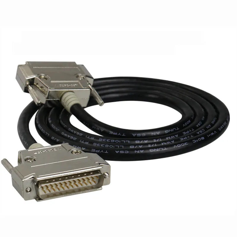 25 Pin D SUB DB25 серийный Мужской Разъем позолоченный медный прямой ножной разъем 2