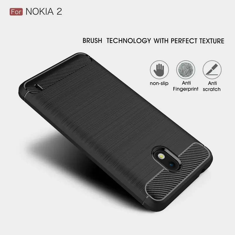 Противоударный кожаный чехол для Nokia 2 Nokia2 TA 1029 1035 задняя крышка телефона 3 тонкий