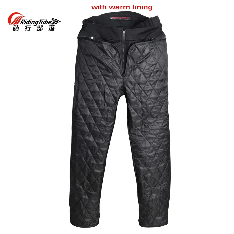 Riding Tribe Mesh Fabric HP-07 Men Motorcycle Pants Detachable Warm Lining Moto Motocross Reflective Trousers Knee Hip 3PCs CE