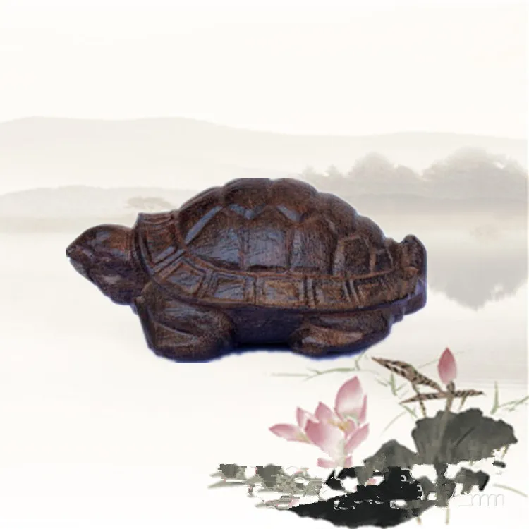 

Limited Vietnam natural incense wood Putian carving longevity turtle mascot hand pieces of wooden crafts