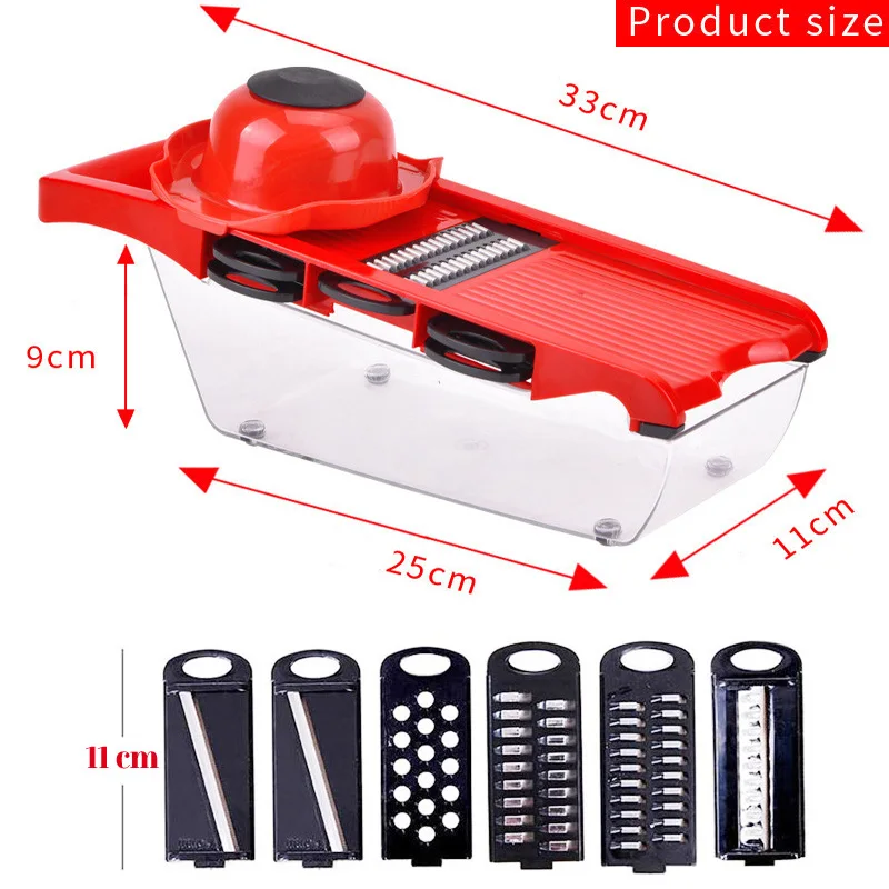 Овощерезка с Сталь лезвие мандолина Резки Картофеля Овощечистка морковь сыр Терка Растительные Slicer Кухня аксессуары B
