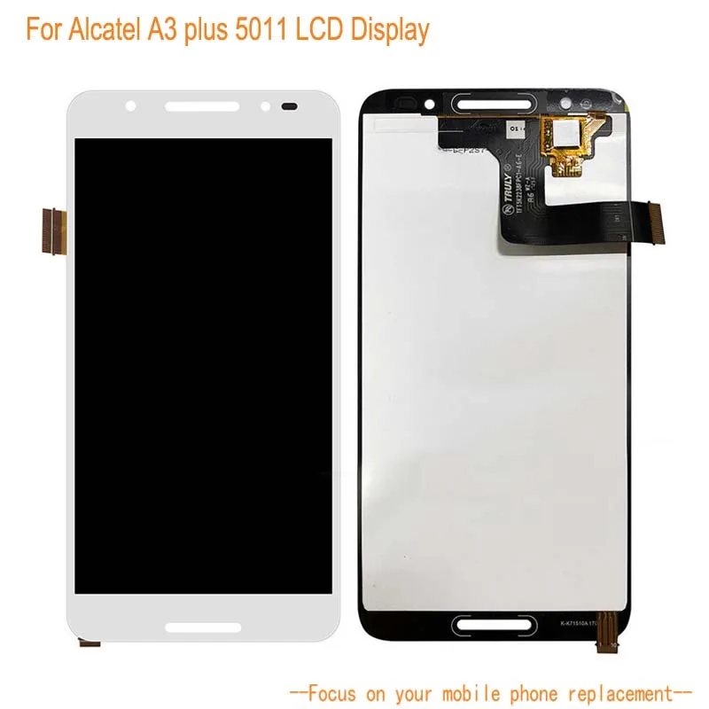 

LCD Display For Alcatel A3 Plus 5011 5011A 5011X 5.5'' Touch Screen Digitizer Assembly Replacement Mobile Phone LCDS Black White