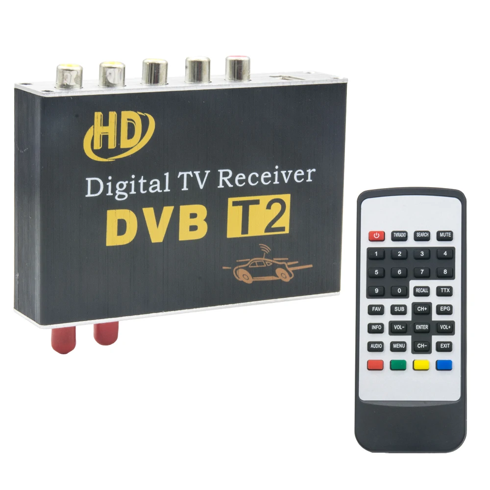 Цифровой ТВ эфирный приемник DVB-T2 для Android автомобильный DVD