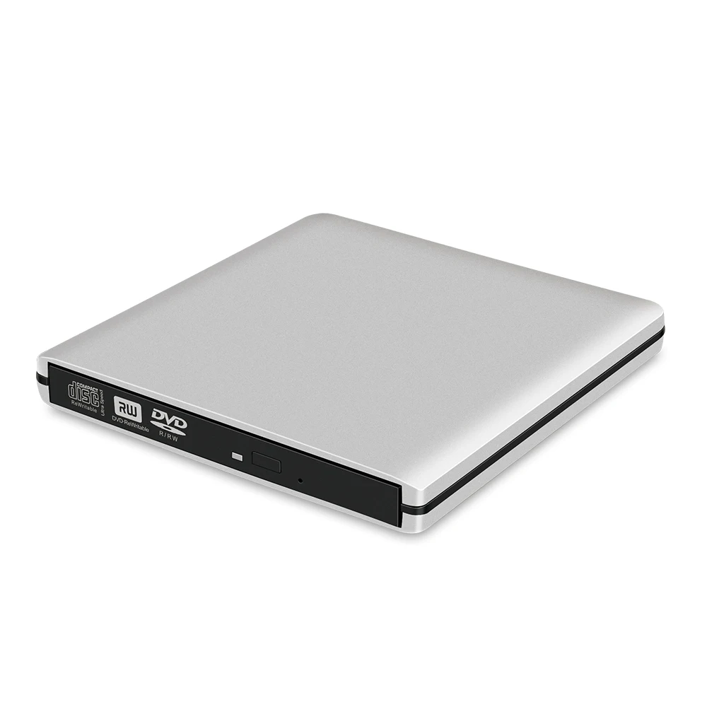 

USB 3.0 Portable External DVD-RW/CD-RW Writer Rewriter Optical Disc Drive CD DVD ROM Player for Laptop PC Desktop