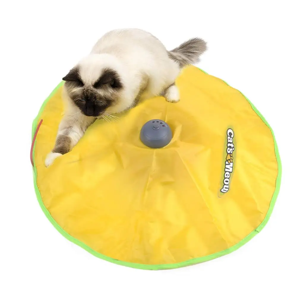 

Cats toy Electric cat toy Interactive cat Toy Moving Mouse automatic cat toy 4 speed mode Catch Me Undercover Mouse toy