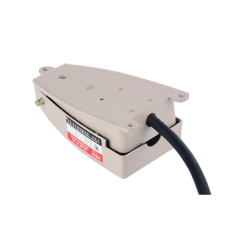  foot switch with push button EKW-5A-B Safety standard CE certificate SPDT Aluminum industrial high quality 15A 250VAC electric