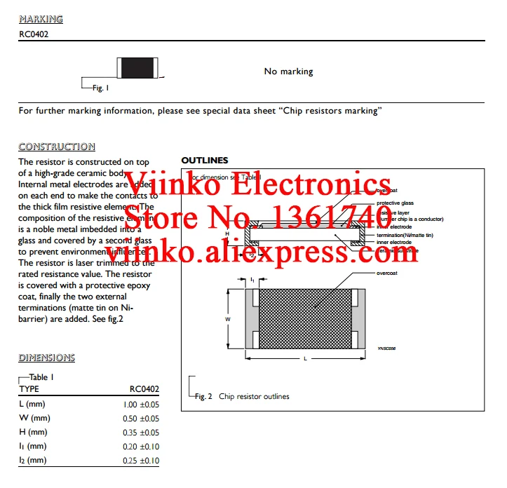 500 шт. 0402 SMD 1% Резистор 620 К ом Резистор Чип 1/16 Вт 620 К Ом