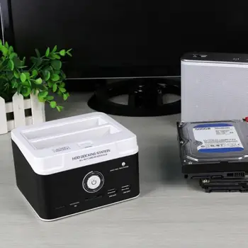 

Hard Disk HDD Docking Multi-functional External USB3.0 Hard Drive Dock Base 2.5 inch 3.5inch SATA IDE Hard Disk HDD Docking