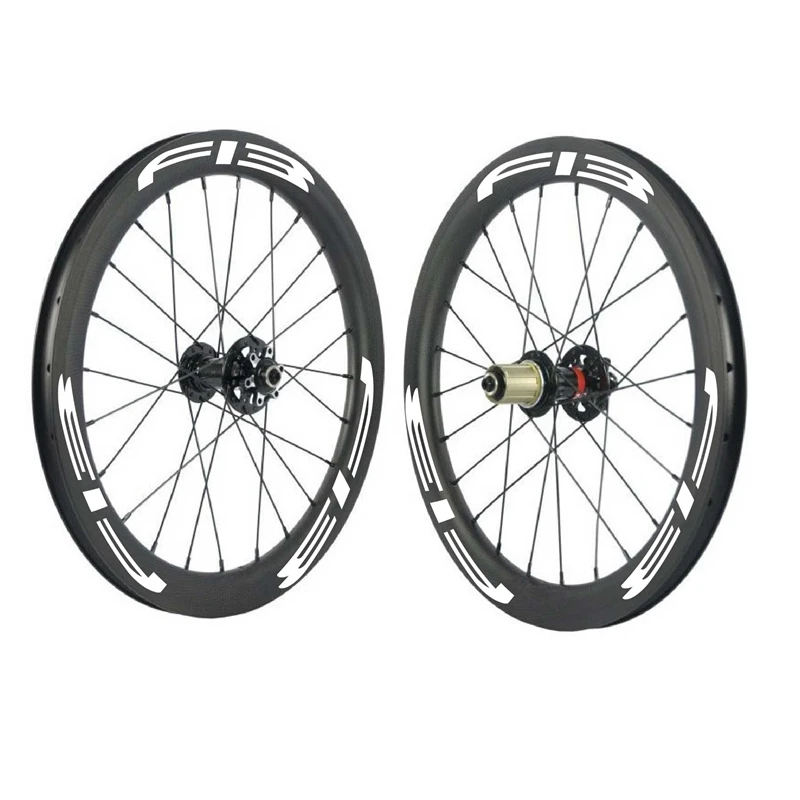 Darktec наклейки Углеродные 451 колеса 20 дюймов для байка BMX wheelset, 20er углеродное волокно Toray T700 складные колеса для велосипеда