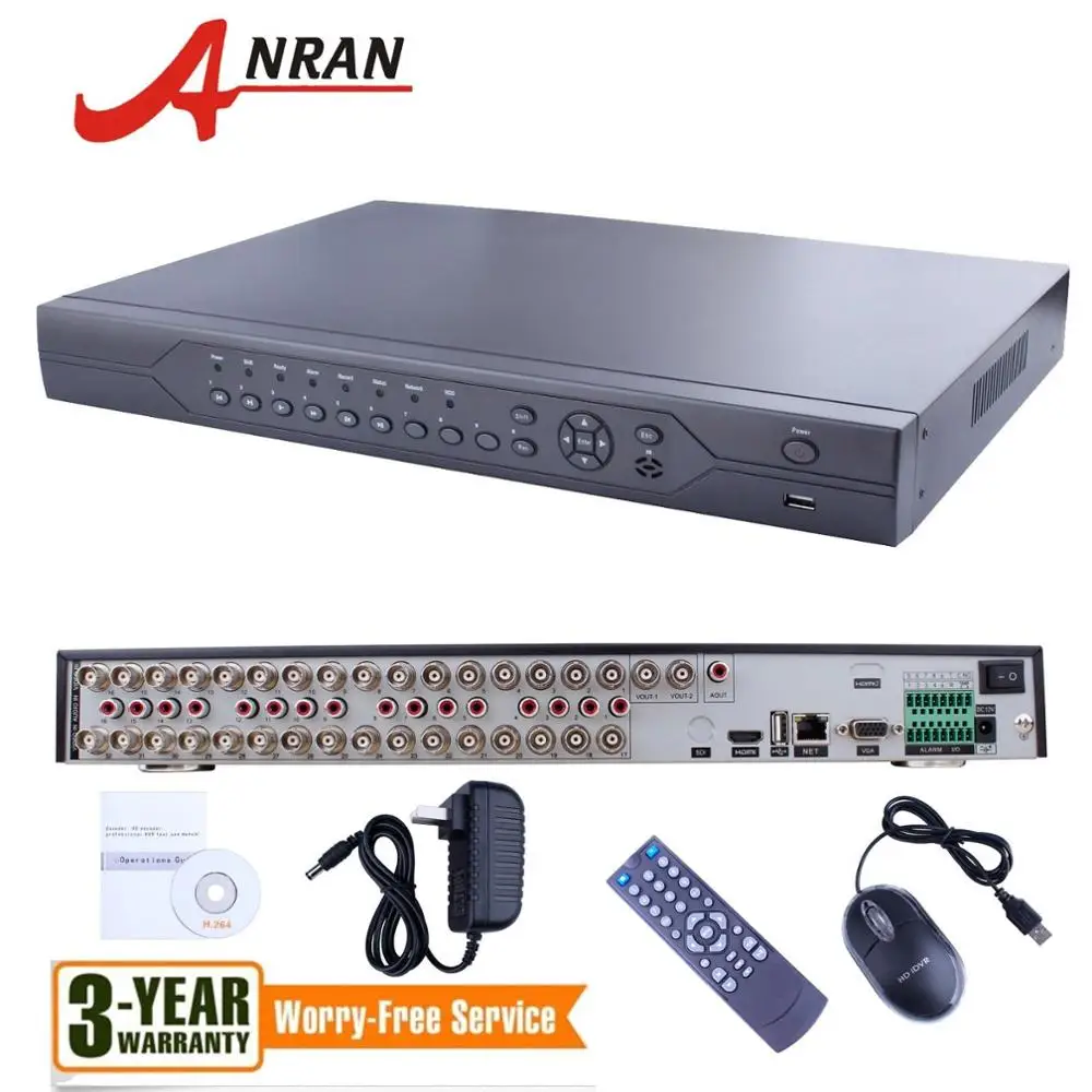 

HDMI 32 Channel DVR Video Recorder Audio H.264 For CCTV Security Camera System
