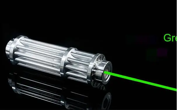 Зеленая/красная лазерная указка высокой мощности 200000 м 532 нм/650 нм лазерная ручка фокус ожога спички с 5 колпачками диапазон 5000 метров - Цвет: Зеленый