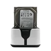 Новый двойной 2-Bay hdd caddy sata и USB3.0 внешний жесткий диск Док-станция/дубликатор для 2,5/3,5 sata hdd Чехлы для чтения жестких дисков ► Фото 1/6
