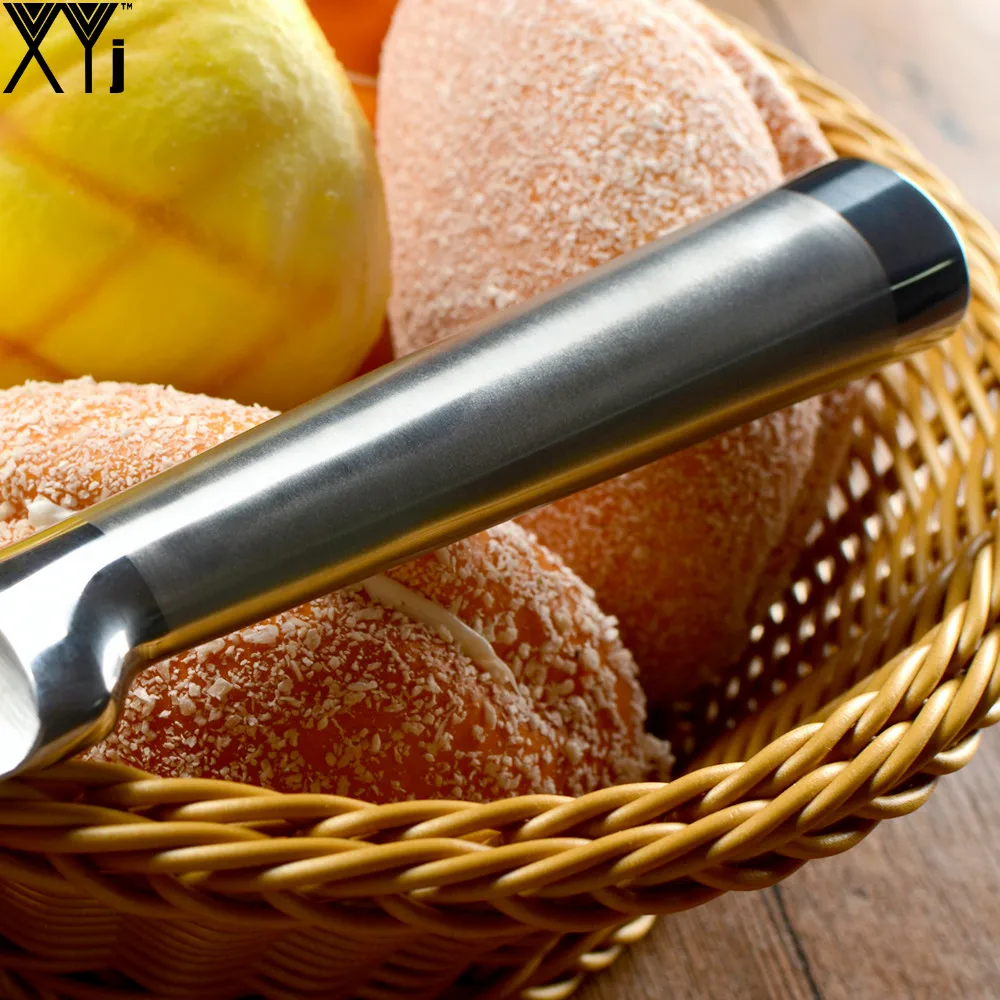 XYJ Brand Stainless Steel Bread Knife Top Quality Kitchen Knife Serrated Design Cutter For Cutting Bread Cheese Cake Hot Selling