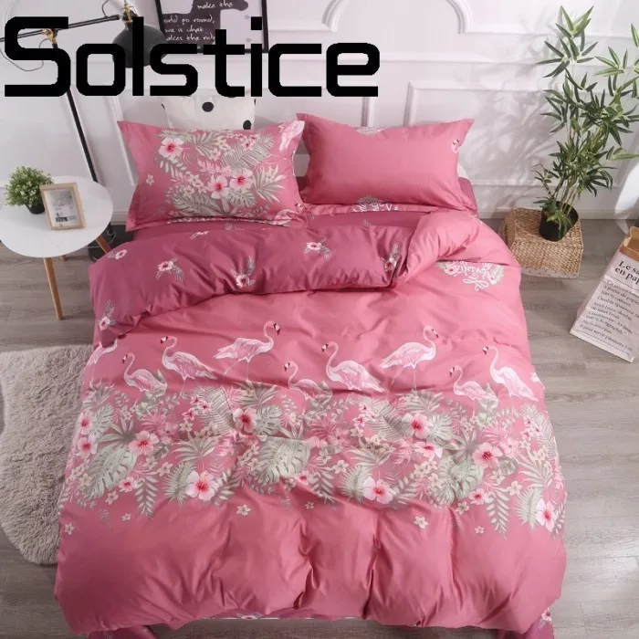 

Solstice Home Textile Simple moisture breathable active printing and dyeing scenery bedding sheets bedclothes pillowcases