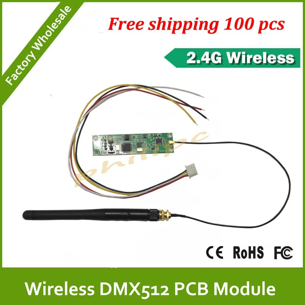 

VIP Price ,DHL Free shipping 100 pcs 2.4 G PCB-LED Wireless Module of DMX512
