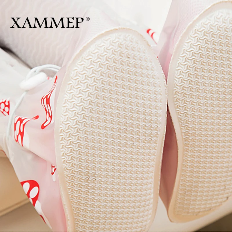 Водонепроницаемые чехлы для обуви Xammep многоразовые детские кроссовки плоская