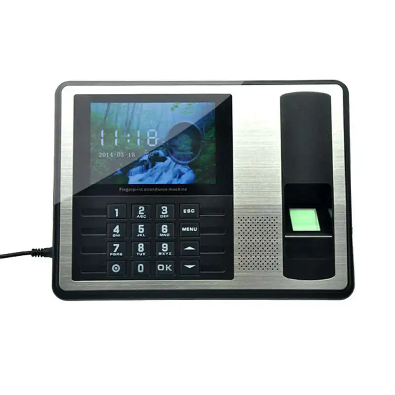 4,3 дюймов Tft Tcp/Ip Биометрические часы-Регистратор посещений отпечатков пальцев записывающее устройство распознавания сотрудников система считывания Id Eu Plug