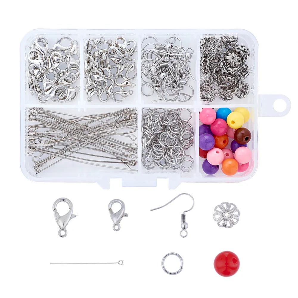 1Box 7 Kinds Component DIY Earrings Findings Material Earring Making