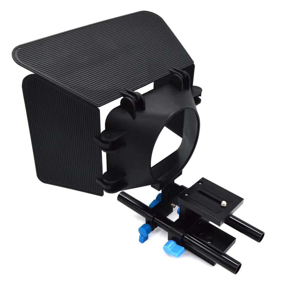 

15mm Rail Rod Support System DSLR Camera Mount Baseplate Guide Bracket for Follow Focus Matte Box WIF66