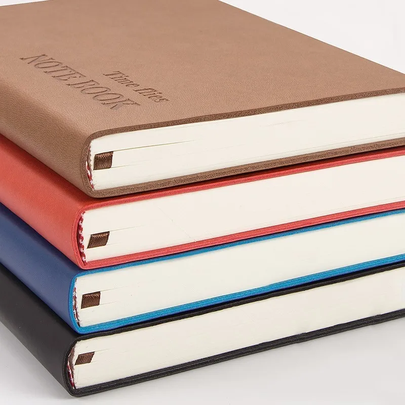 

Thicker A5 Notebook Small Fresh Simple Handbook Creative Reading Notebook Simple University Students Grid Business Work Diary