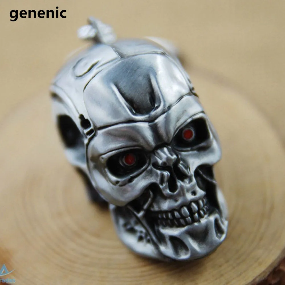

New Fashion Popular Hot Men's Gold/Silver Plated Key chain Skull Shape Cool Pendant Key ring Accessories
