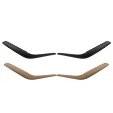 1Pair Beige Nero sinistra Destra Car Interior Maniglia Interna Porta Bracciolo Pannello Tirare Trim Copertura Per BMW X1 E84 10-16