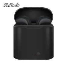 Çift Bluetooth Kulaklık Eller Serbest Kulaklıklar i7s tws Kulakiçi kulaklık telefon için Kablosuz Kulaklık iPhone Android(China)