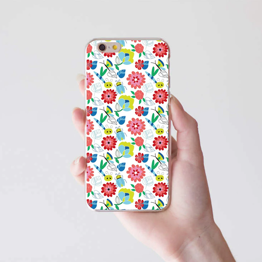 Цветы набивным рисунком противоударный чехол для iPhone 6/7|cover for iphone|case covercover pattern |