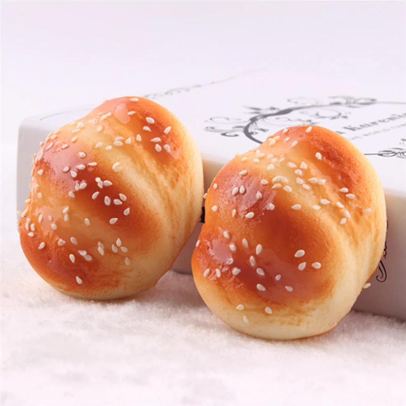 

Kawaii Cute Squishy Buns Bread Pretend Play Kitchen Toys fragrancy Shape Marshmallow Bun toy