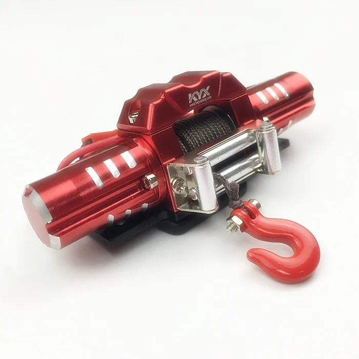 

alluminum Twin Motor Upgrade Electric Winch for 1/10 RC Cawler Axial SCX10 Wraith