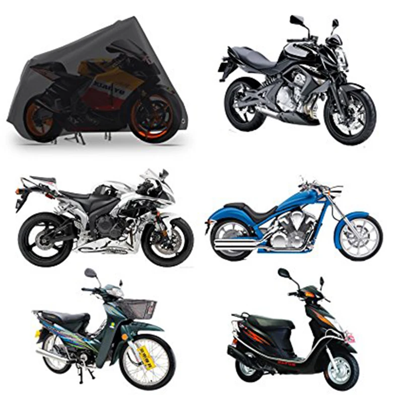 Kayme motocicleta cubierta impermeable al aire libre interior XXL motocicleta Cruisers Street Sport cubierta de protección UV lluvia