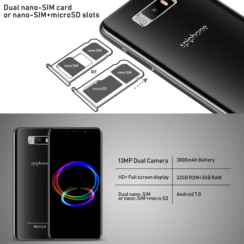 TEENO Spiphone Note 9 Mobile Phone Android 7.0 5.84\ TEENO Spiphone Note 9 Mobile Phone Android 7.0 5.84\