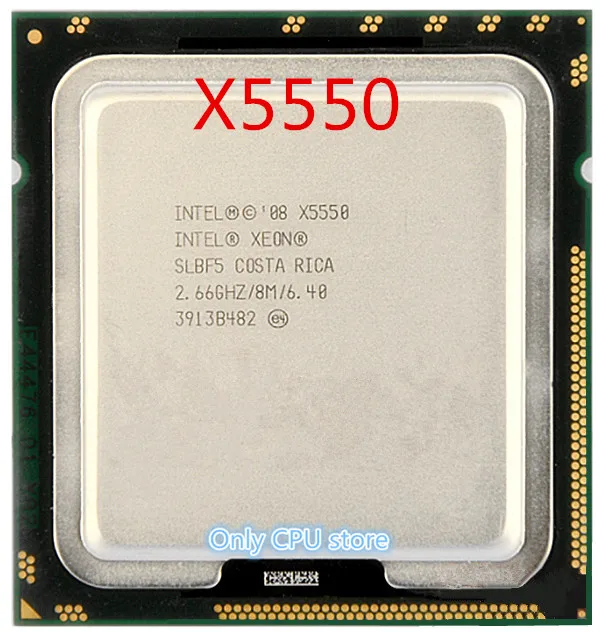 Бесплатная доставка x5550 service X5550 CPU/2 66 GHz /LGA1366/8 потоков/L3 Cache 8