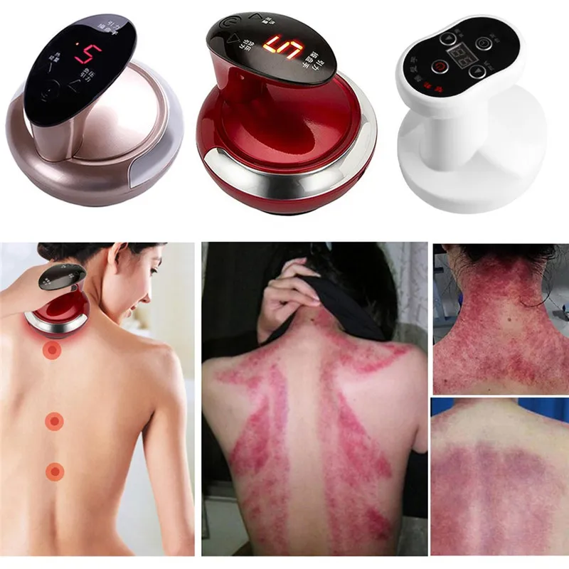 

Electric Vacuum Cupping Massager Guasha Suction Scraping Body Massage Tool Magnetic Wave Physiotherapy Clearing Damp Therapy 31