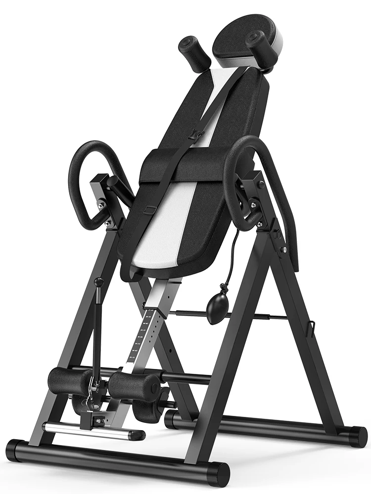  15% Foldable Small Inverted Machine Household Upside Down Device Inversion Therapy Table with Adjus
