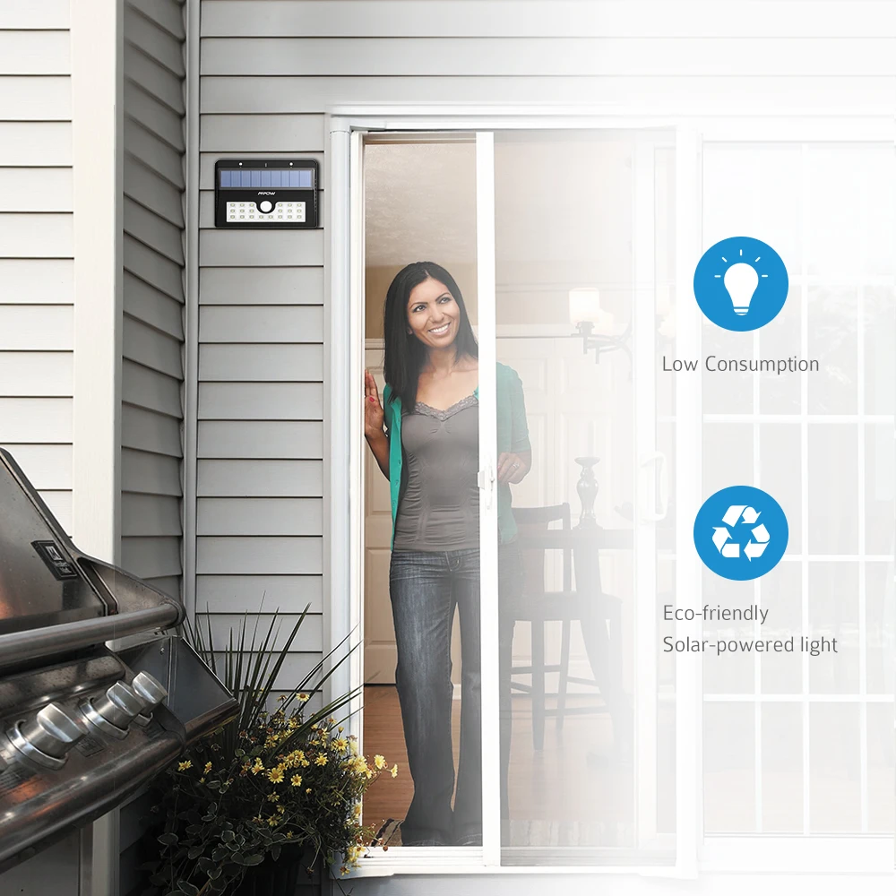 Mpow MSL7 20 LED Solar Powered Outdoor Light  (16)