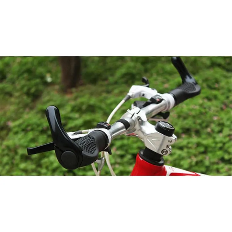 1Pair New Aluminum Bicycle HandleBar Locking Bmx Mtb Mountain Bike road Bicycle Handle Bar Grips Bicycle Accessories #4S27 (6)