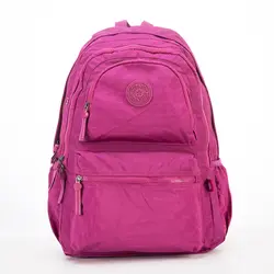 Для женщин большой ёмкость Универсальный водостойкий нейлон школьные ранцы для рюкзак для девочек-подростков Mochila Escolar дорожная сумка