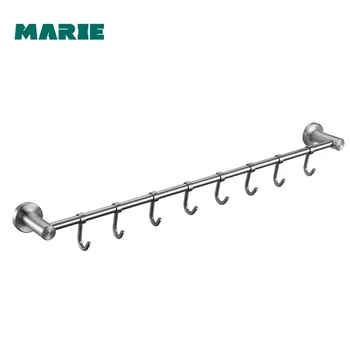 

1pc Strong Wall Rack Kitchen Storage Holder Stainless Steel Wall Hook Kitchen Organizer Bathroom Accessory