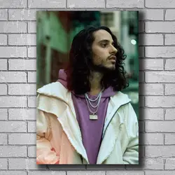 Новый Расс хип хоп рэпер панк музыка певица стикер на стену домашний декор Шелковый художественный плакат
